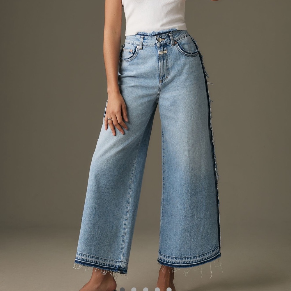 Closed Lyna high-rise cropped, wide leg jean